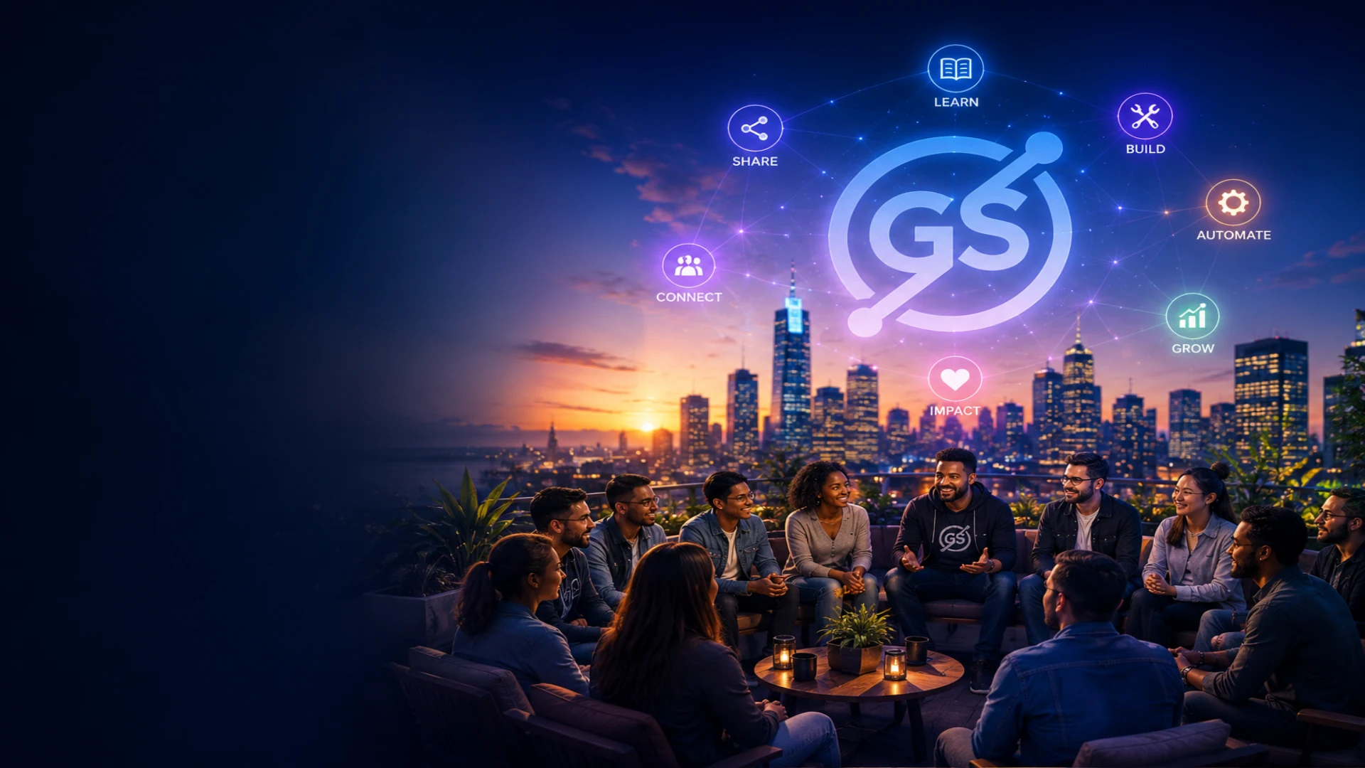 A global community of people and AI learning and building together